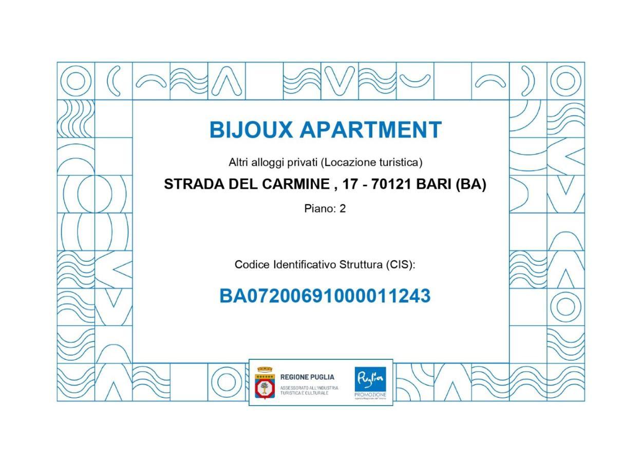 Bijoux Luxury Apartment In Old Town Bari Eksteriør bilde