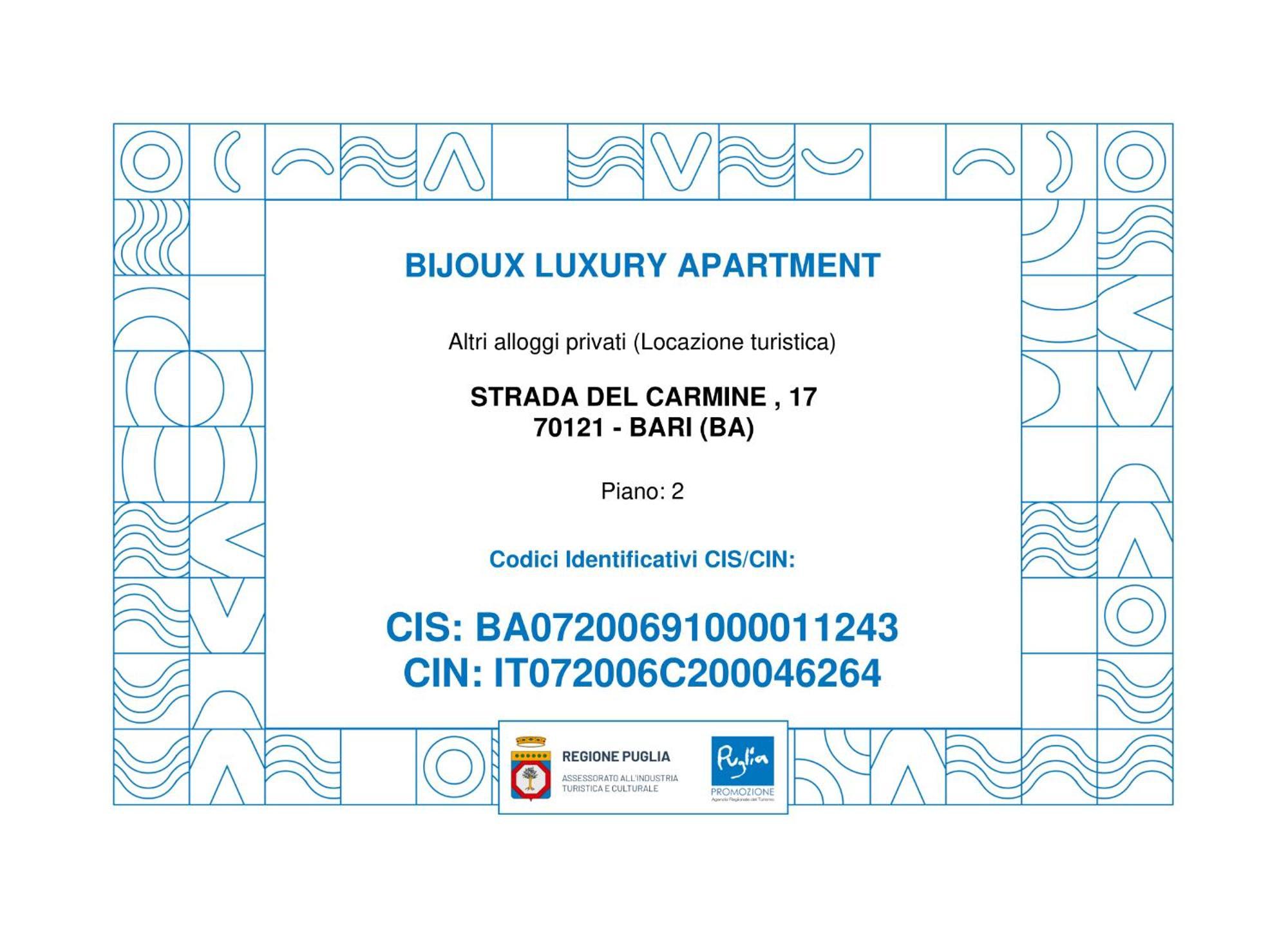 Bijoux Luxury Apartment In Old Town Bari Eksteriør bilde